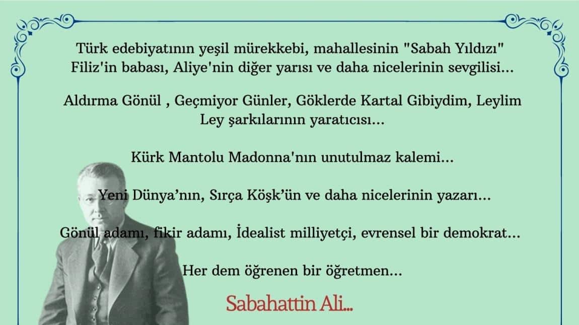 Sabahattin Ali& BAŞIN ÖNE EĞİLMESİN